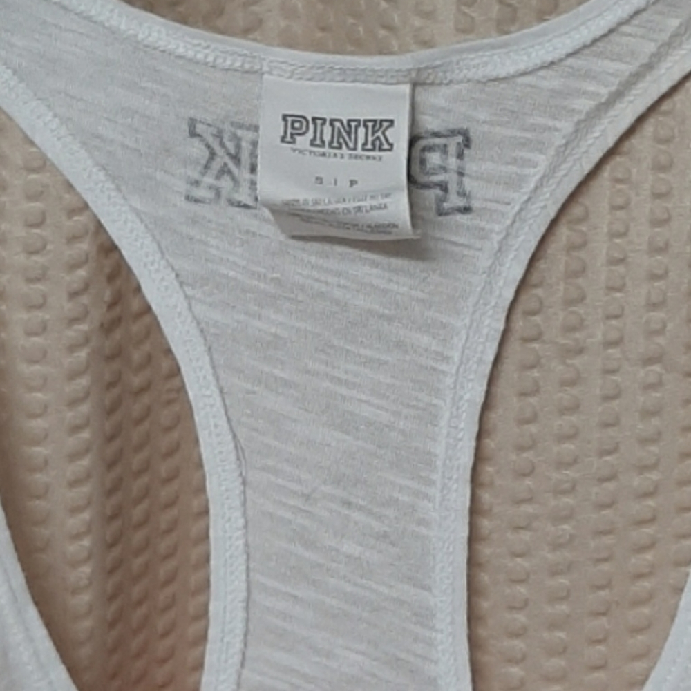 VS PINK Colorblock Striped Racerback Tank - Picture 3 of 3